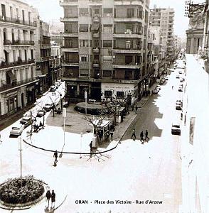 Oran - Place des Victoires - Rue d'Arzew - Rue de Traktir